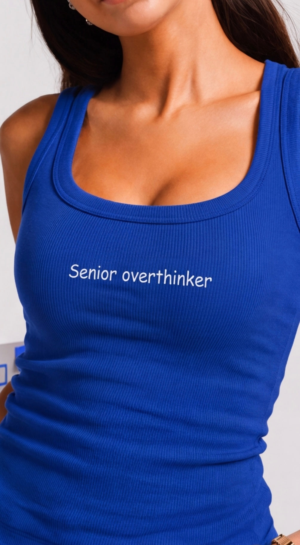 Senior Overthinker Tank Top