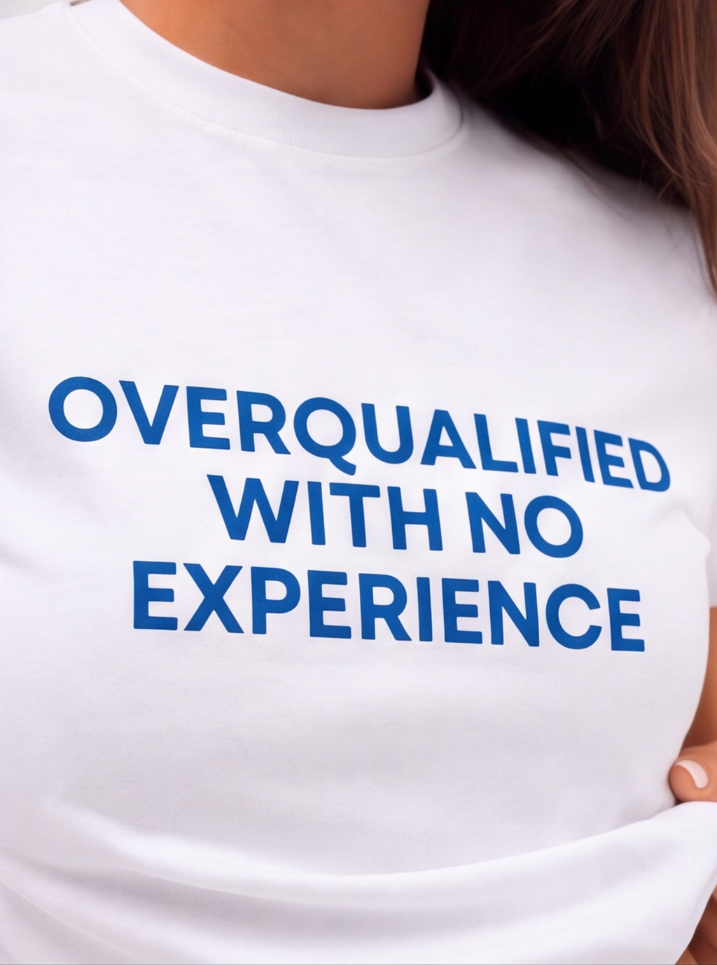 Overqualified Baby Tee